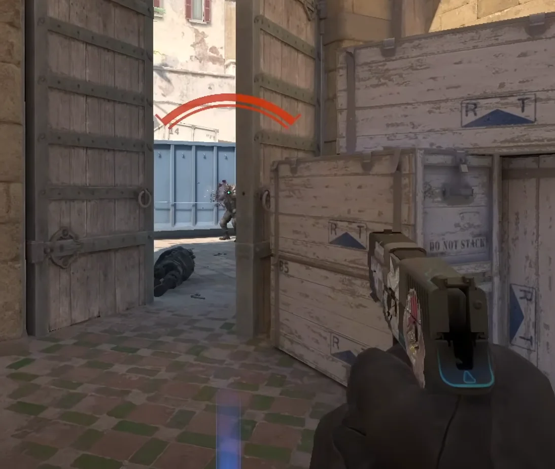 Blue Box on Dust II