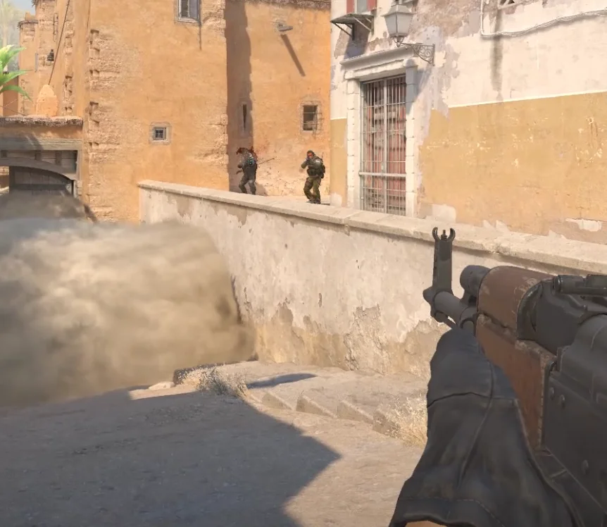 Catwalk on Dust II